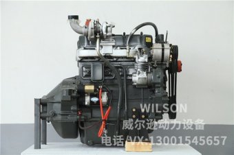 濰坊4108ZG3帶離合器鏟車用柴油機